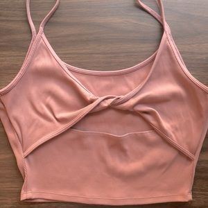 Athleta Ribbed Twist-Back Tank